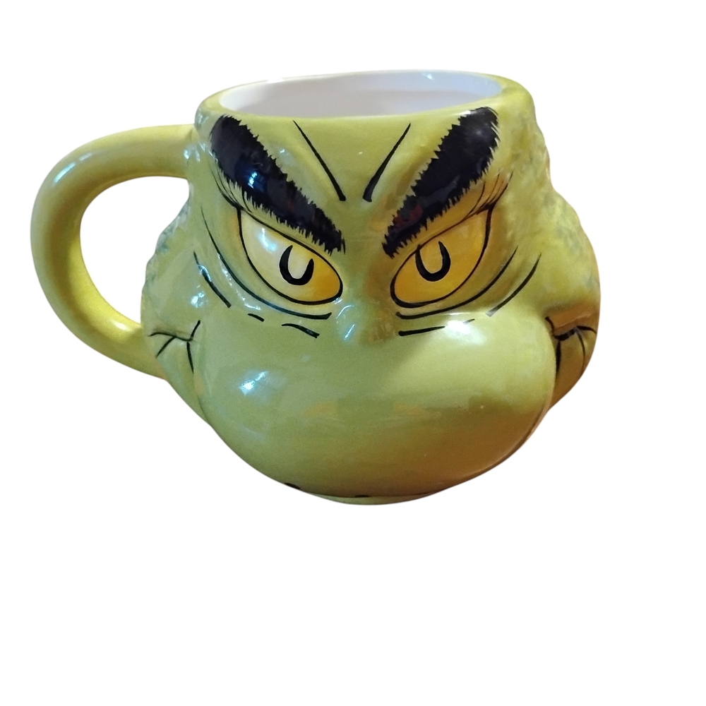 Dr. Seuss How The Grinch Stole Christmas Coffee Tea Cup Mug Bioworld 2023 EUC